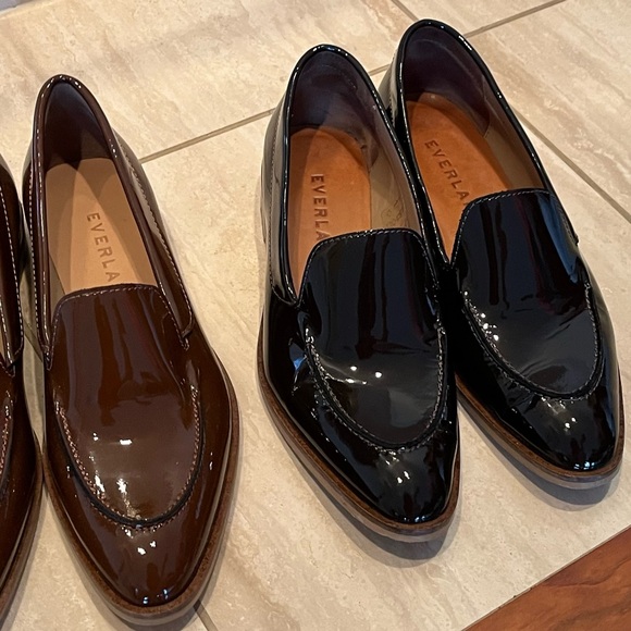 Everlane patent leather loafer, bitter chocolate - Picture 2 of 12